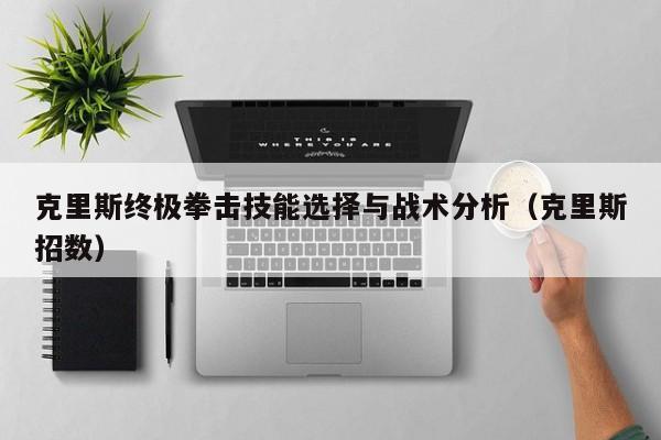 克里斯终极拳击技能选择与战术分析（克里斯招数）